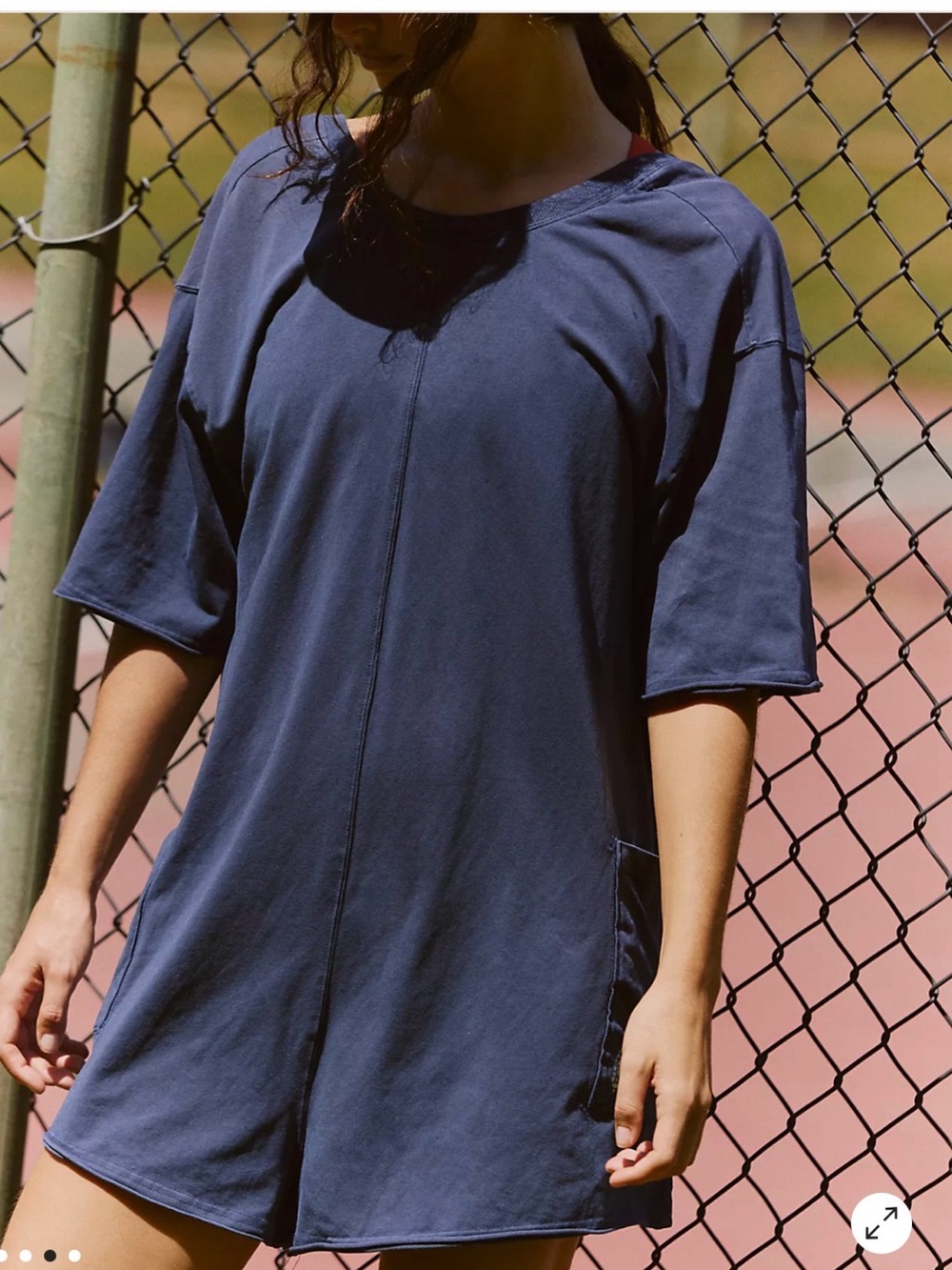 Free People soft black Short Sleeve Bodysuit Romper